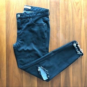 Free People raw-hem skinny’s